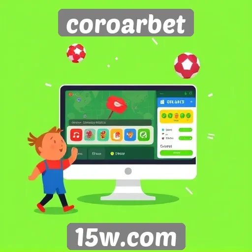 Interface amigável melhora experiência de jogo na Coroarbet